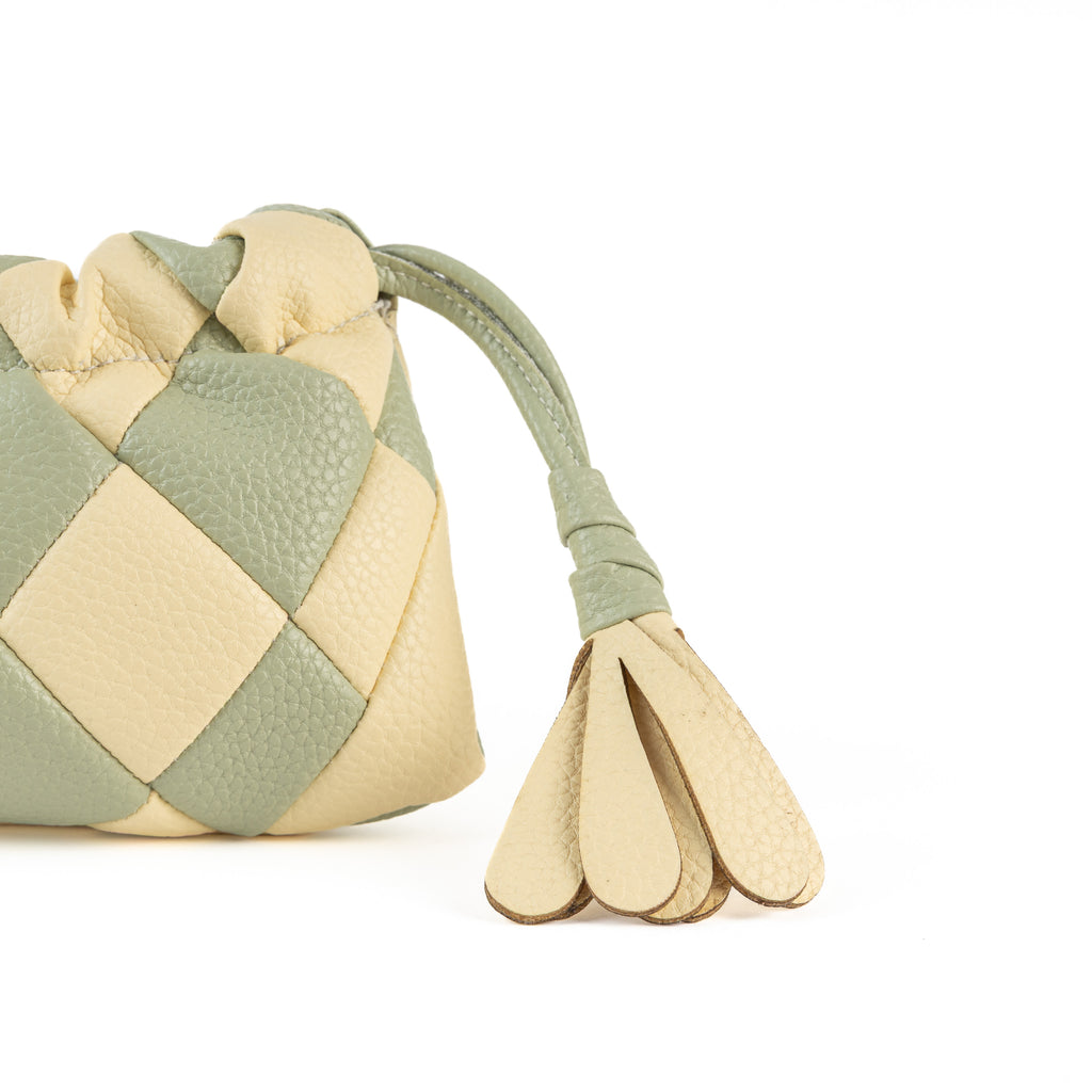 Checkered Bag - Green/Yellow