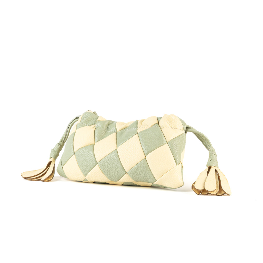 Checkered Bag - Green/Yellow