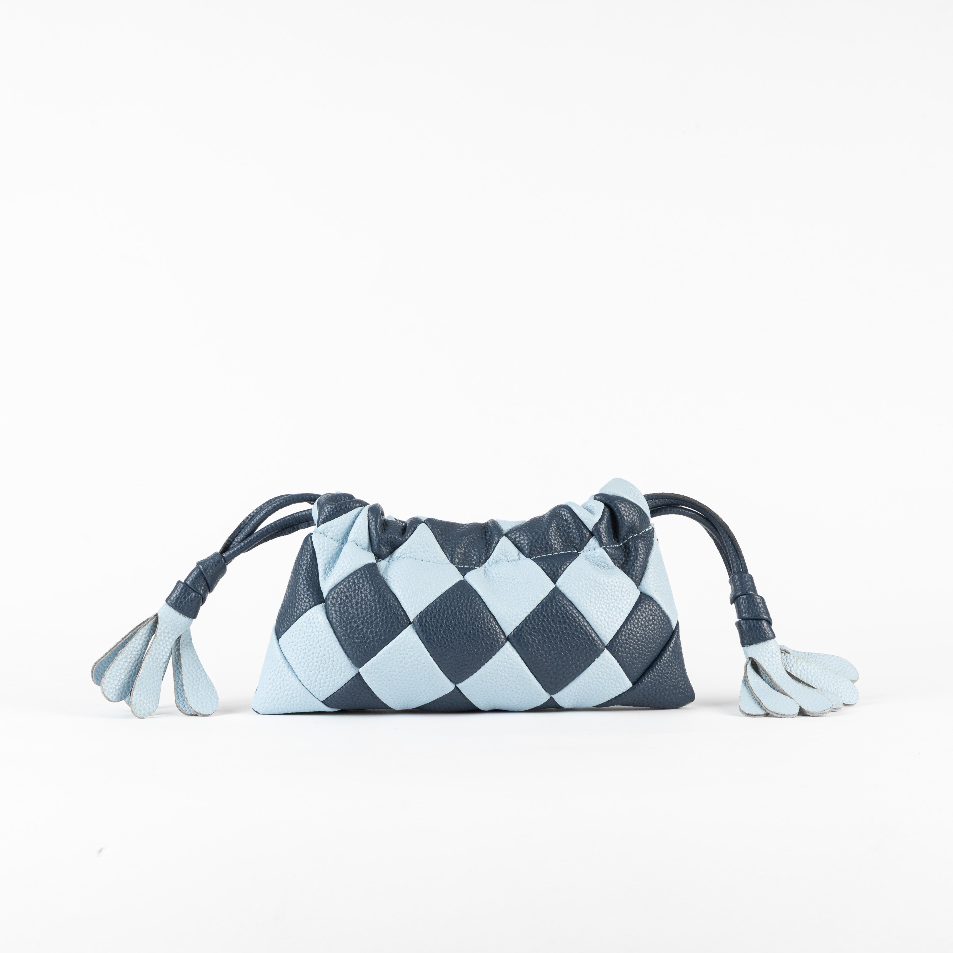 Checkered Bag - Blue/Navy