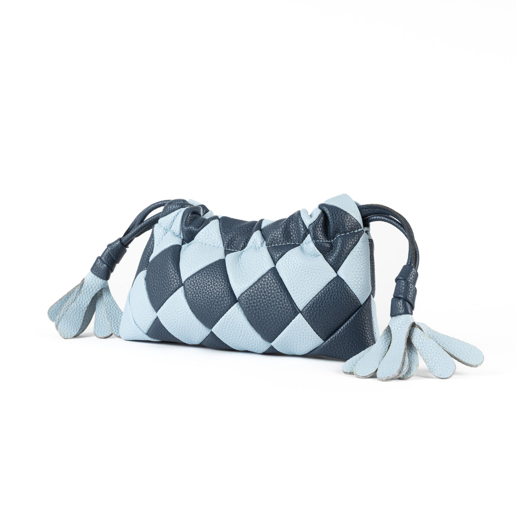 Checkered Bag - Blue/Navy